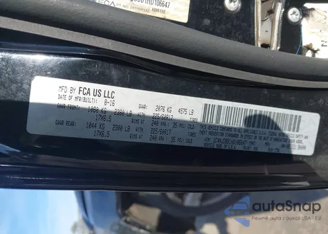 2017 Jeep Compass Sport 4X4 from USA, damaged, VIN 1C4NJDBB1HD106647